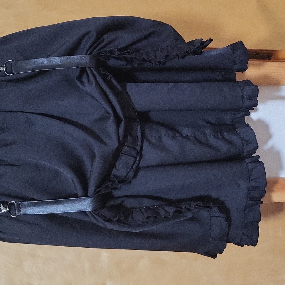 Gothic Ruffle Mini Dress - Picture 4 of 8